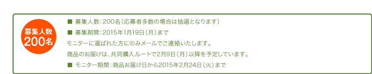募集人数200名
