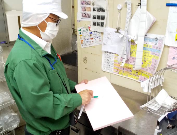 まな板の拭取り検査